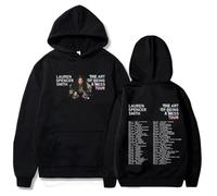 COLseller Sweat Lauren Spencer Smith | Collection The Art of Being A Mess Tour | Unisexe Classique À Manches Longues (Noir,Grand)