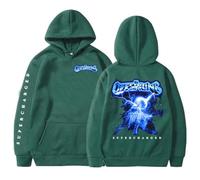 COLseller Sweat The Offspring Supercharged | Pullover Officiel du Groupe | Sweat-Shirt Graphique Unisexe (Vert foncé,TP)