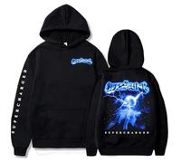 COLseller Sweat The Offspring Supercharged | Pullover Officiel du Groupe | Sweat-Shirt Graphique Unisexe (Noir,TG)