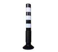 COLseller Vérin de Guidage Poteau de Barrage Plastique Poteau de Barrage Flexible Bandes réfléchissantes Orange Matériel de Fixation carrossable et basculant, réfléchissant, pour l'installation,C