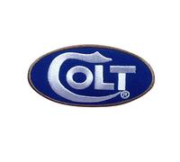 COLT Patch en fer brodé sur accessoire - Taille unique - Bleu - Military/Tactical, Decorative/Embroidered - 1 pièce - Sew-on - Drapeau