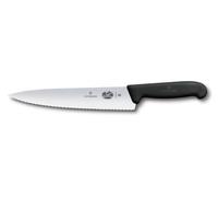 Victorinox Fibrox Couteau à trancher 22 cm Fermeture ondulée