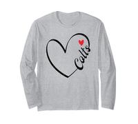 Colts Cœur Nom Vintage Rétro Hommes Femmes Enfants Filles Manche Longue