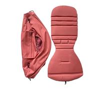 Colu Kid Coussin de siège et auvent pour poussette Babyzen YOYO 2 et YOYO+, kit d'accessoires de rechange pour poussette, tissu double couche imperméable (rose)