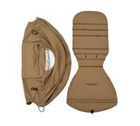 Colu Kid Coussin de siège et auvent pour poussette Babyzen YOYO 2 et YOYO+, kit d'accessoires de rechange pour poussette, tissu double couche imperméable (couleur café)