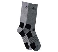 Columbia 2 Pack Wool Crew Socks Chaussettes de randonnée, Gravier, M (Lot de 2) Homme