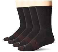 Columbia Lot de 4 Paires de Chaussettes Everyday Crew décontractées, Noir, Taille Unique Homme
