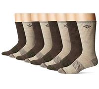 Columbia Lot de 4 Paires de Chaussettes 4 Calcetines Heather Crew décontractées, Marron, Taille Unique Homme