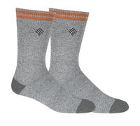 Columbia Thermique de Poids Moyen Chaussettes décontractées, Gris, L (Lot de 2) Homme