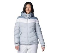 Columbia Abbott Peak Insulated Jacket, Veste De Ski Femme, Cirrus Grey/Tradewinds Grey/White, Taille XL