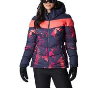 Columbia Abbott Peak Insulated Jacket, Veste De Ski Femme, Nocturnal Lookup/Nocturnal/Neon Sun, Taille XS