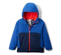 Columbia Alpine Action 3 Jacket, Manteau de ski Garçons, Collegiate Navy Melange/Mountain Blue, 2089631