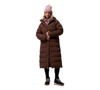 Columbia - Amaze Puff Long Hooded Jacket - Doudoune femme Tobacco - XL