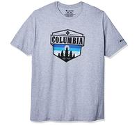 Columbia Apparel T-shirt graphique pour homme, gris chiné/Switchback, taille L