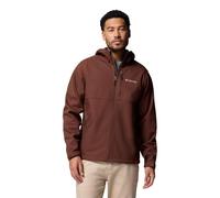 Columbia Manteau softshell à capuche Ascender II, résistant au vent et à l'eau, confort extensible, capuche ajustable, protège-menton, poches zippées, poignets réglables - Hommes