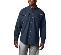 Columbia Bahama II Chemise à Manches Longues Homme, Bleu Marine, XL