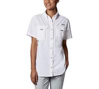Columbia Bahama Manches Courtes Chemises-de-Sport, Blanc, 2X Femme