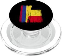 Columbia Belgique Demi Drapeau Colombien Belge Jersey PopSockets PopGrip pour MagSafe