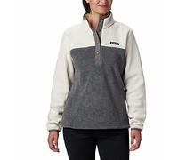 Columbia Benton Springs 1/2 Snap Pullover, Polaire Femme, City Grey Heather/Chalk, Taille L