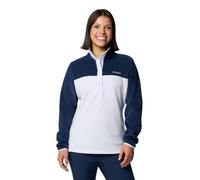 COLUMBIA W Benton Springs 1/2 Snap Pull Over Ii - Femme - Blanc / Bleu - taille L- modèle 2025