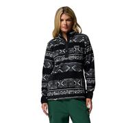 Polaire Columbia Benton Springs Printed Half Zip noir blanc femme - M