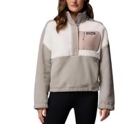 Columbia Benton Springs - Pull à demi bouton-pression pour femme, pull over polaire, sel de mer/pierre foncée, taille M