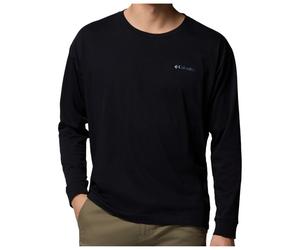 Columbia - Black Butte L/S Graphic Tee - Haut à manches longues - S - black / trailmap