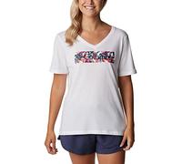 Columbia Bluebird Day, T-Shirt Graphique à Manches Courtes pour Femmes