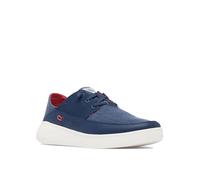 Columbia Boatside Relaxed PFG Chaussures bateau pour homme, Bleu marine/rouge coucher de soleil, 7 Wide