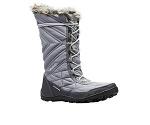 Columbia Bottes de neige Discontinued Minx Mid Iii pour femme, Première génération, gris titane, acier, gris glacé, 40 EU