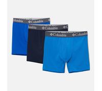 Columbia - Boxers Polyester Stretch - Lot de 3 - Bleu - Taille S - Homme
