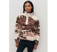 Columbia Brown Helvetia II Printed Cropped Half Snap Fleece