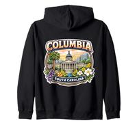 Columbia, Caroline du Sud, Souvenir, Ville, État, Capitale, Vintage Sweat à Capuche
