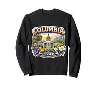 Columbia, Caroline du Sud, Souvenir, Ville, État, Capitale, Vintage Sweatshirt