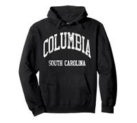 Columbia, Caroline du Sud, Style Sportif Universitaire rétro des années 70 Sweat à Capuche