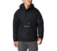Columbia Veste à capuche Challenger II Insulated Pullover Homme – Déperlante Coupe-vent Noir XXL