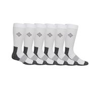 Columbia Chaussettes Chaussette Crew Moisture Control pour homme, blanc, 6-12 US, blanc, 6-12