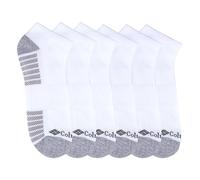 Columbia Sportswear Chaussettes invisibles Lot de 6 paires Blanc/Gris Taille unique Homme