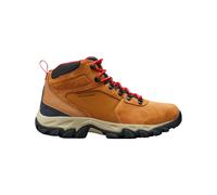 Columbia - Chaussures de randonnée imperméables - Newton Ridge Plus II Suede WP Elk Mountain Red pour Homme en Cuir - Taille 43,5 - Orange Orange 43,5