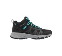 Columbia - Chaussures de randonnée journée - Peakfreak II Mid Od V2 W Black / Teal pour Femme - Taille 8,5 US - Noir Noir 8,5 US