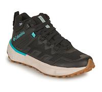 Columbia Women's Facet 75 Mid Outdry (Former Version) Hiking Shoe, Black Bright Aqua, 38 EU