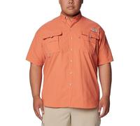 Columbia Chemise à Manches Courtes Bahama II pour Homme, Pêche délavée, XXL