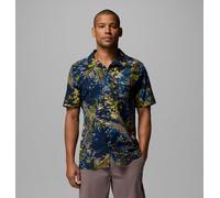Columbia - Chemise Fonctionnelle Tissée à Imprimé Manches Courtes Tech Trail™ - Bleu - Taille M - Homme