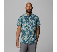 Columbia Rapid Rivers™ Printed Short Sleeve Shirt Bleu L Homme