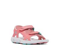 Columbia Childrens Techsun Vent Sandales De Randonnée Et Trekking pour Mixte enfant, Rouge (Wild Salmon x Dolphin), 26 EU
