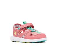 Columbia Childrens Techsun Wave Sandales De Randonnée Et Trekking pour Mixte enfant, Rouge (Wild Salmon x Voltage), 28 EU