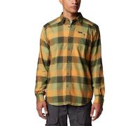 Columbia Cornell Woods Chemise à Manches Longues en Flanelle pour Homme, Taille XXL, Greenscape Ombre Buffalo