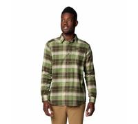 Columbia Cornell Woods Flannel Long Sleeve Shirt Chemise à Manches Longues, Tartan Multicolore Classique Vert Pierre, XXL Homme
