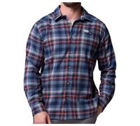 Columbia - Cornell Woods Flannel Long Sleeve Shirt - Chemise - M - collegiate navy / backland tartan