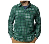 Columbia - Cornell Woods Flannel Long Sleeve Shirt - Chemise - S - rain forest / quad check